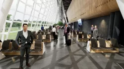 Airport terminal 3 scene file in Unreal engine 5  3D model