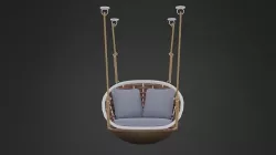 Albanese Unique Design Porch Swing 3D model
