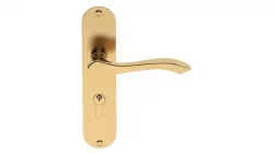 Andros Door Handle Brass 3D model