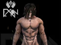 AOT Attack Titan Low-poly 3D model