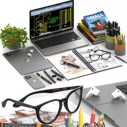 Apple Architecture Work Space Set 3D model