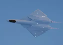 Arrow sixth generation stealth fighter jet 3D model