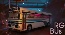 Ashoke Layland Bus  Low-poly 3D model