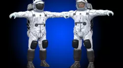 Astronaut Rigged Model - Face include  3D model