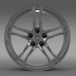 Audi R8 GT rim 3D model
