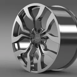 Audi R8 V10 spyder 2013 rim 3D model