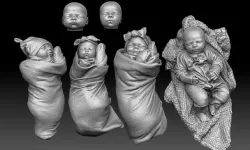 Baby 3D Scan Reference 3D model