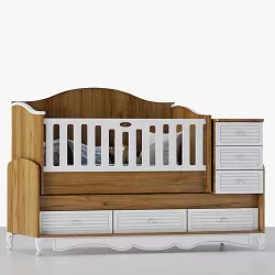 Baby crib bed N122 3D model