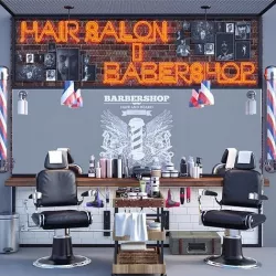 Barber Shop 3D model