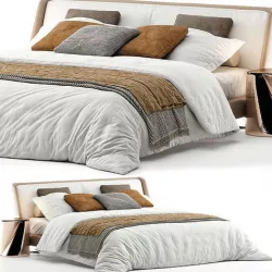 Bed Minotti Spencer 3D model