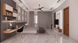 Bedroom interior Design With Enscape Render 3D model