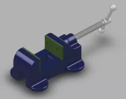 Bench Vice 3D model