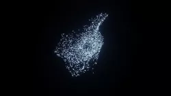 Bending Galaxy 3D model