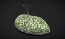 Big Weed Bag Low-poly 3D model