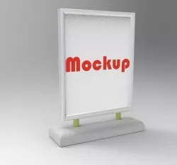 Billboard roadside 3D model