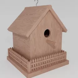 Birdhouse 01 3D model