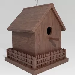 Birdhouse 02 3D model