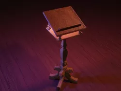 book stand  Altar  Low-poly 3D model