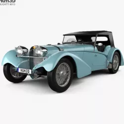 Bugatti 57SC Sports Tourer 1937 3D model