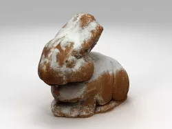 Bunny Easter Cake 3D model