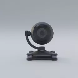 Camera on a tripod 3D model