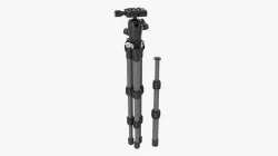 Carbon camera tabletop tripod 02 3D model