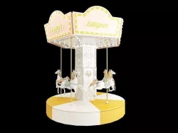 carousel 3D model