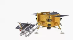 Change-3 lunar probe yutu Lander Lunar Rover 3D model