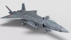 Chengdu J-20 3D model