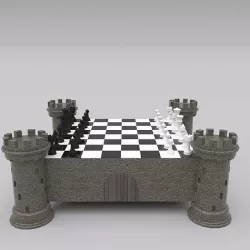 chess set  3D model