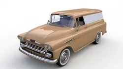 CHEVY 3100 APACHE PANEL VAN 1958 3D model