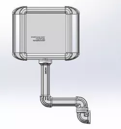 CNC machinemechanical oxButton box 3D model