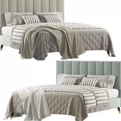 Colette bed 3D model