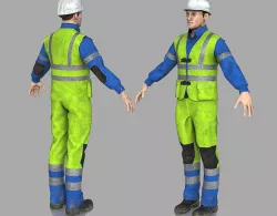 CONSTRUCCION WORKER 3D model