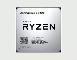 CPU AMD Ryzen 3 3100 Low-poly 3D model