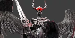 Dark ages Grim Reaper Demon Medieval  3D model
