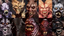 Demons Full Pack Low-poly 3D model