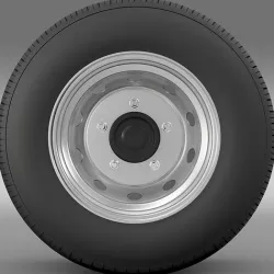 DongFeng Captain wheel2 3D model