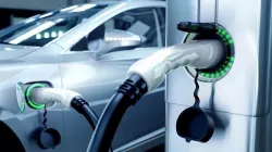 Electric Vehicle Charging Station animated 3d scene 3D model