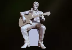 Elvis Presley 3D model