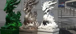 Emperor Dragon Statue  3D model