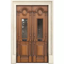 Entrance classic door 78 3D model