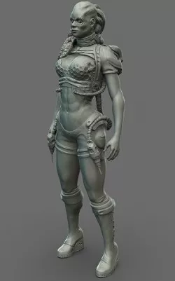 Ethion - Female Engineer 3D model