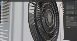 external body heat pump unit redy for render 3D model