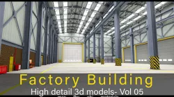 Factory Building- Vol 05- High detail 3d models 3D model