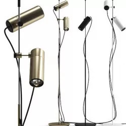 Focus Line Floor Double by Insolit Floor Lamp 3D model