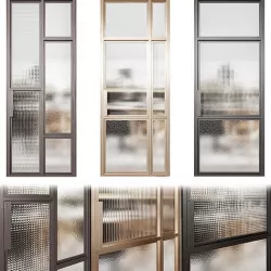 Glas italia door 4 3D model