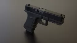 glock pistol 3D model