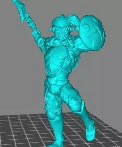 goblin slayer with lance 3D model