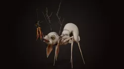Gorky The Anxious Dog Low-poly 3D model